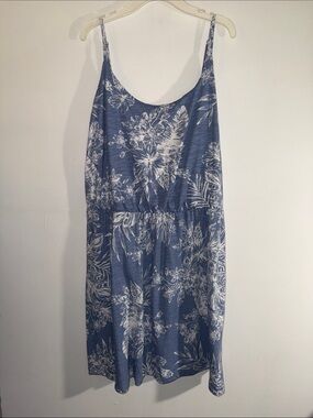 Old navy Sleeveless Blue Floral Summer Dress